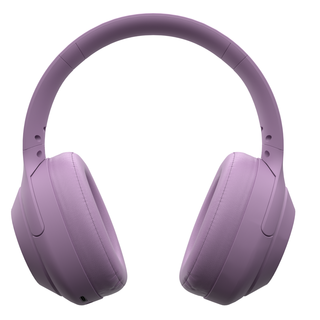 Audífonos inalámbricos One Violet, Vista Frontal – Sleve Mobile Chile