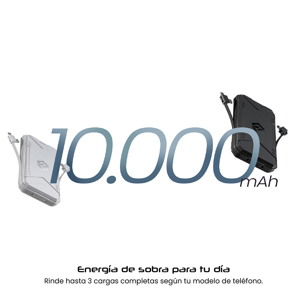 Power X 10.000 Mah White