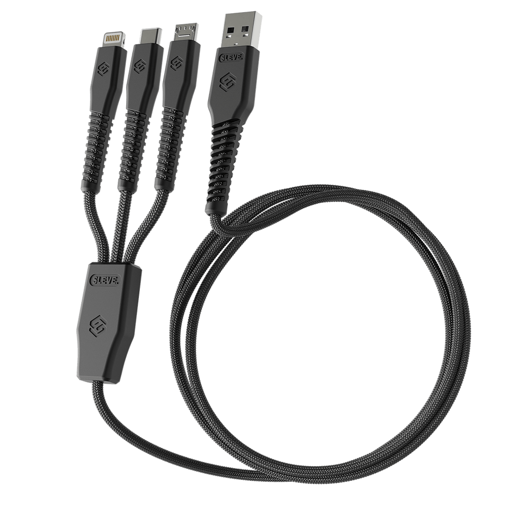 Line X Usb A Triple Usb Black