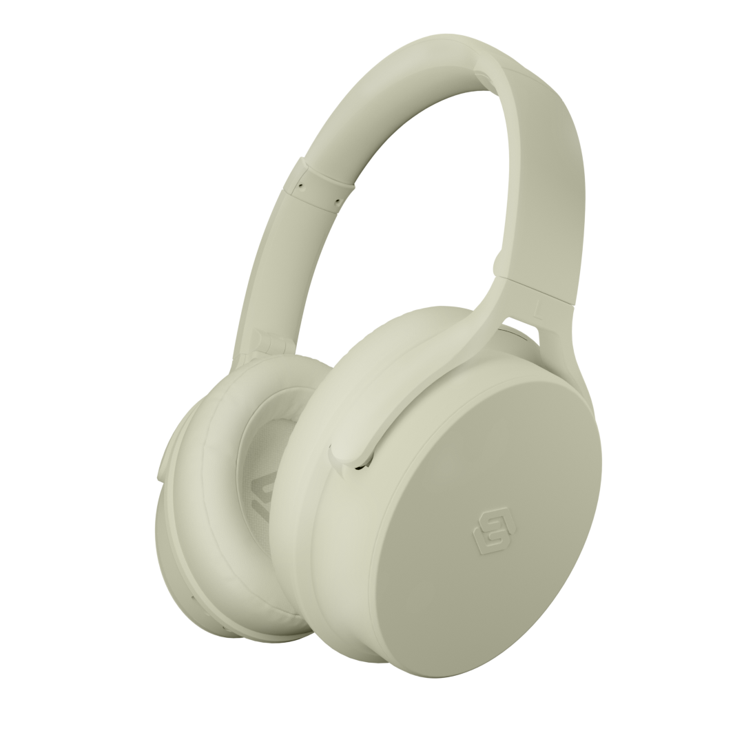 Audífonos inalámbricos Evo White Cream con cancelación de ruido pasiva – Sleve Mobile Chile