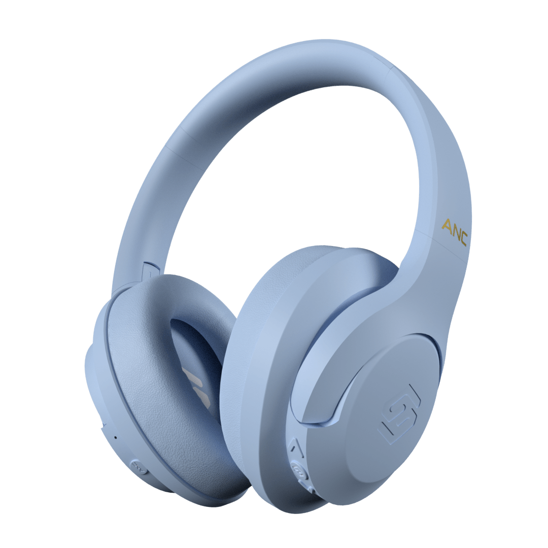 Audífonos inalámbricos Pulse ANC Sky Blue con cancelación de ruido – Sleve Mobile Chile