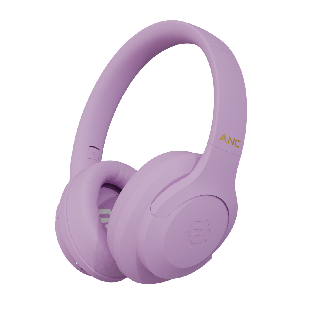 Audífonos inalámbricos Pulse ANC Violet Glow con cancelación de ruido – Sleve Mobile Chile