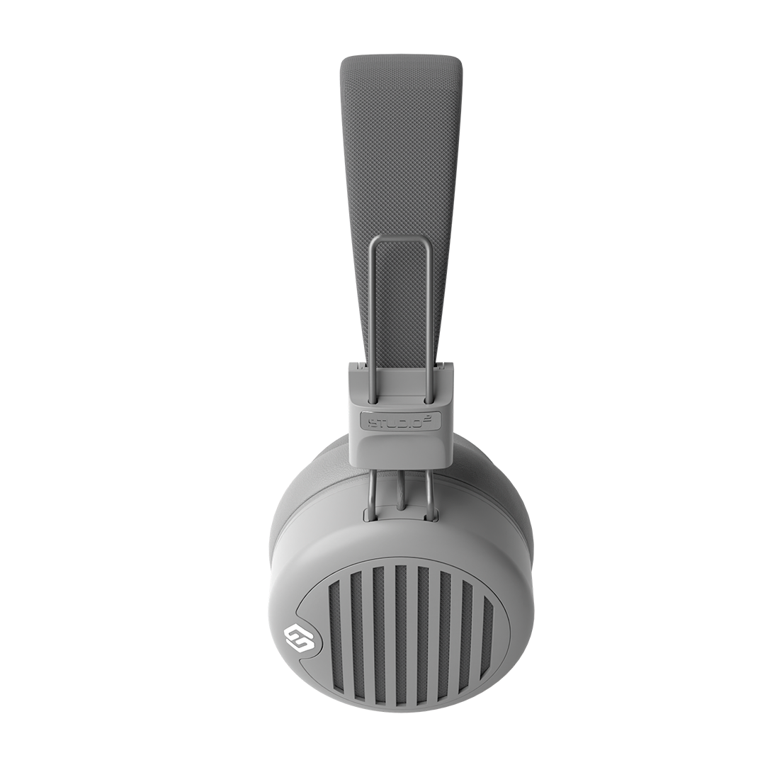 Audífonos inalámbricos Studio Silver, vista lateral – Sleve Mobile Chile