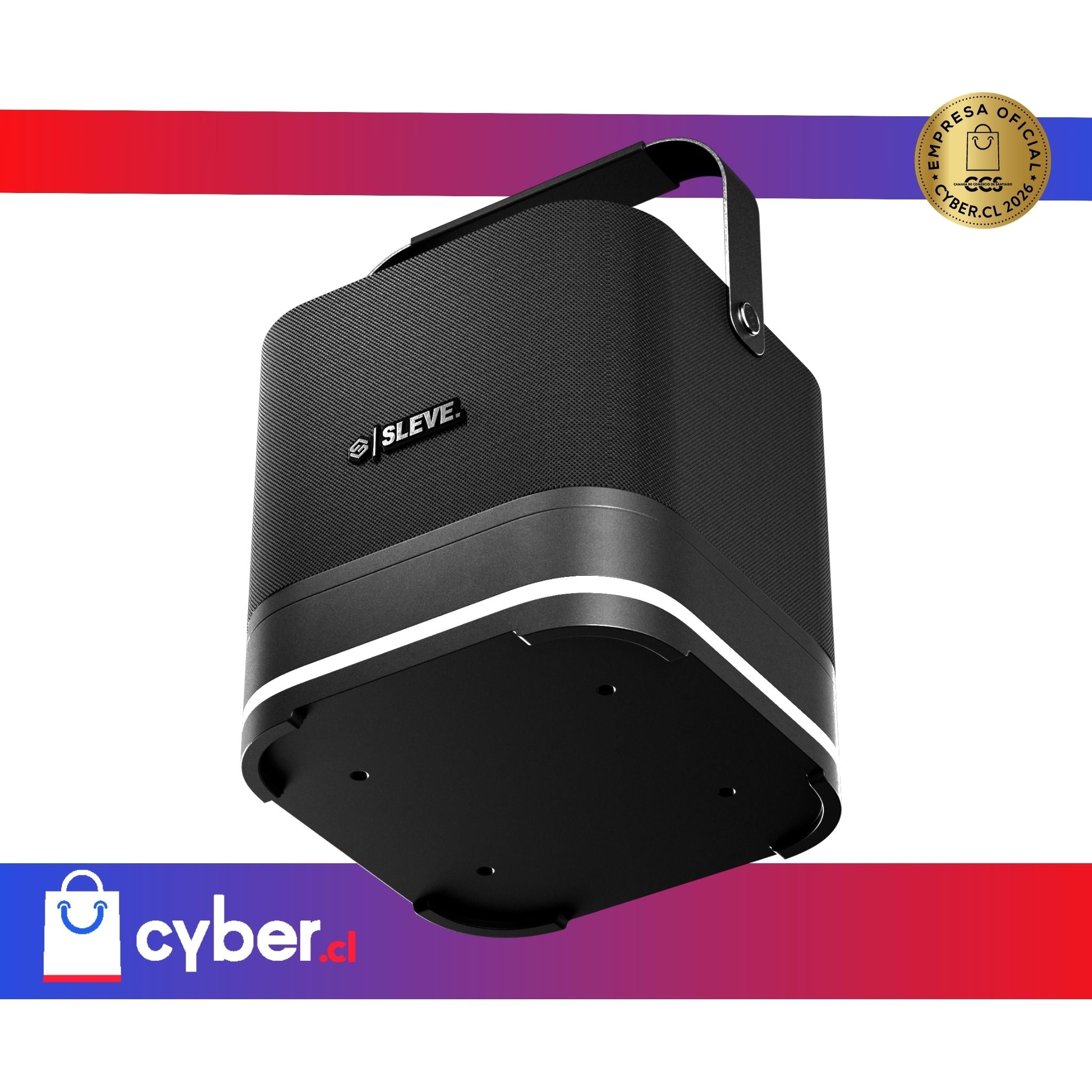 Parlante Bluetooth Sleve BasslineX Cube