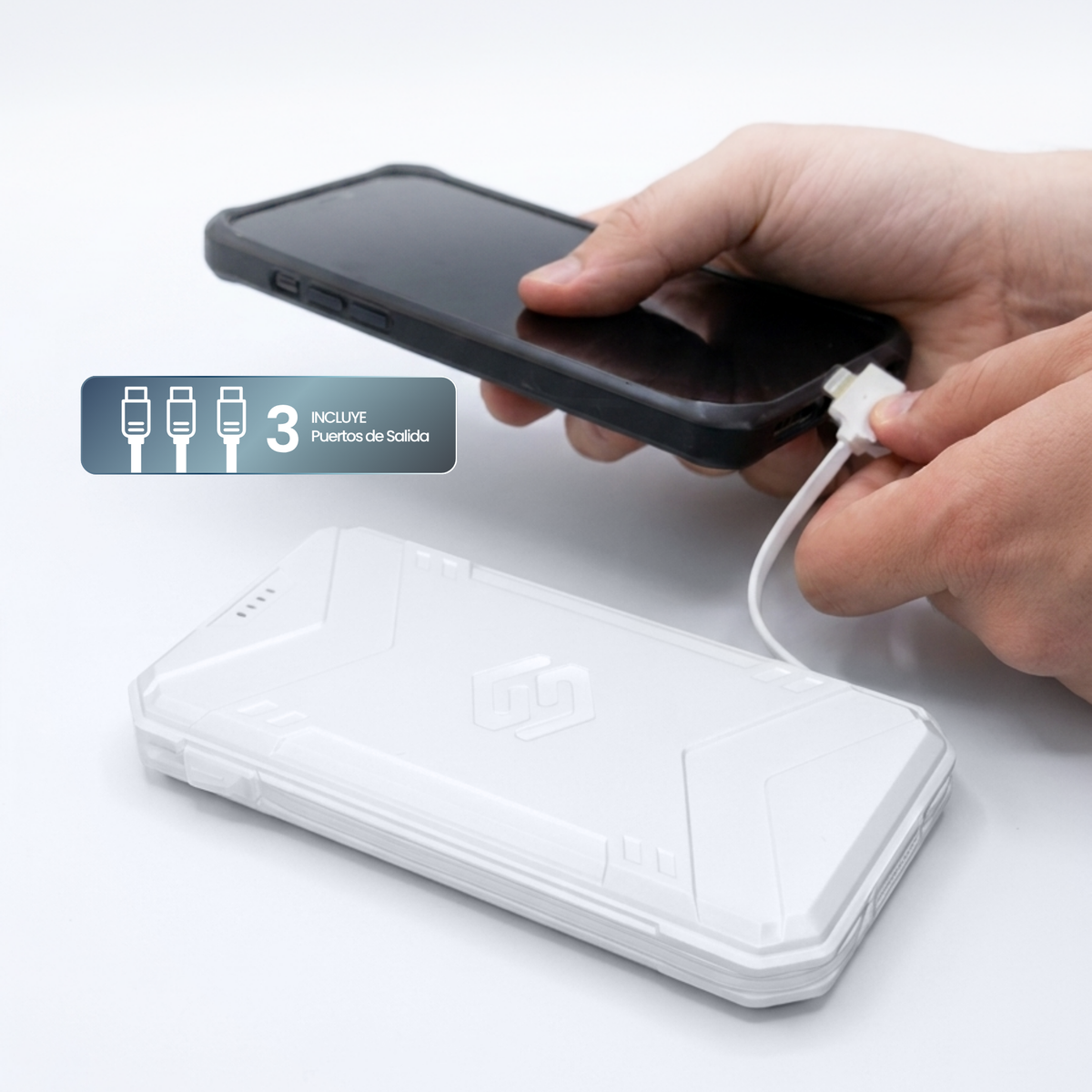 Power X 10.000 Mah White